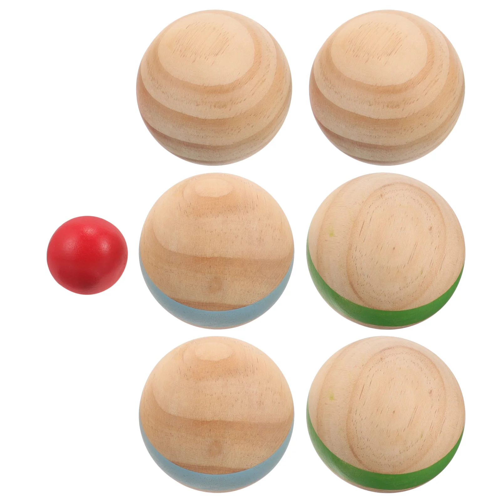 

7 шт., деревянный детский игровой мяч