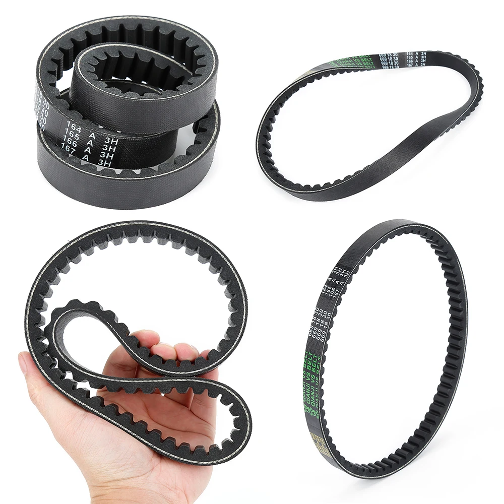 Drive Timing Belt Motor Drive Transimission belt Portable Black Kart Drive Belt Moped Belt For GY6 49cc 50cc 669 18 30 Racing For Scooter