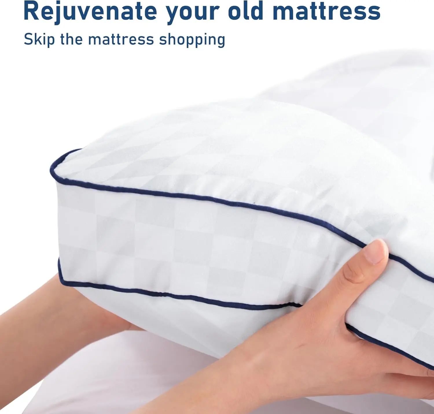 Queen Mattress Topper Extra Thick Pillowtop Mattress Pad Cover Cooling and Plush with 8-21 Inch Deep Pocket 3D Snow Down