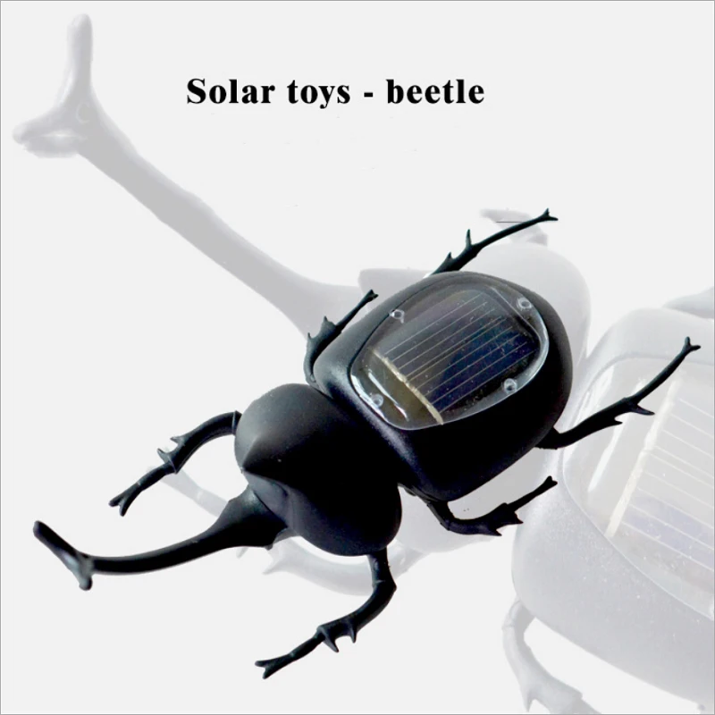 Creative Solar Beetle Toy Children Simulation Insect Solar Puzzle Toys Kid Science Education Funny Toys Gifts 1Pc