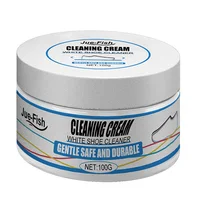 Practical White Shoe Cleaning Cream with Wipe Sponge Stains Remover Deep Cleansing Multi-Functional Cleaning Cream 1