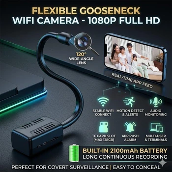 1080P HD Mini WiFi P2P Camera Motion Detection Loop Recording Remote View Indoor Outdoor Home Security Surveillance Camcorde 1