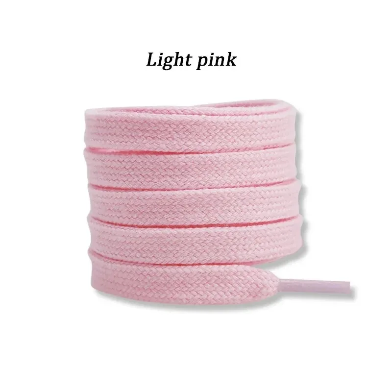 Vibrant Solid Color Cotton Shoelaces for All Ages - Variety of Lengths