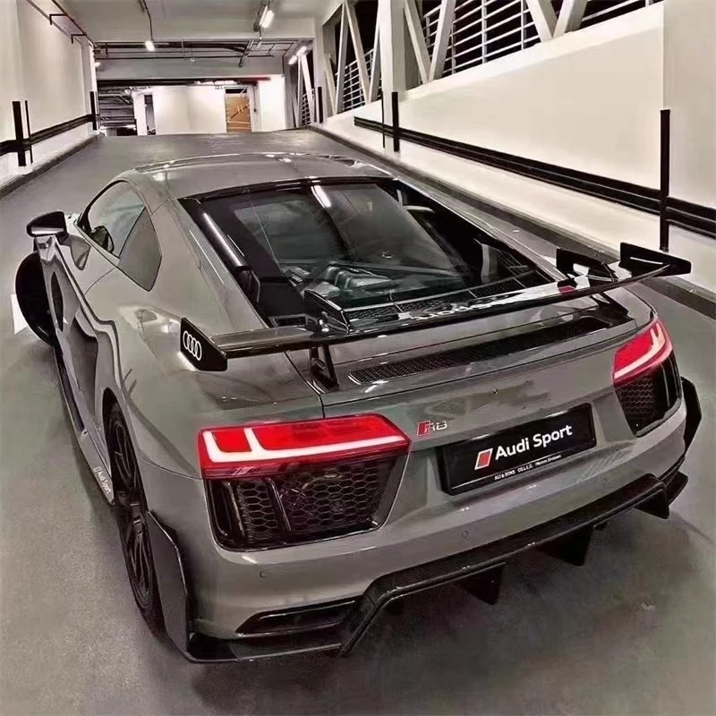 Per Audi Tt Tts Ttrs R8 Mk3 Mk2 Spoiler Tronco Ala Posteriore In Fibra Di Carbonio