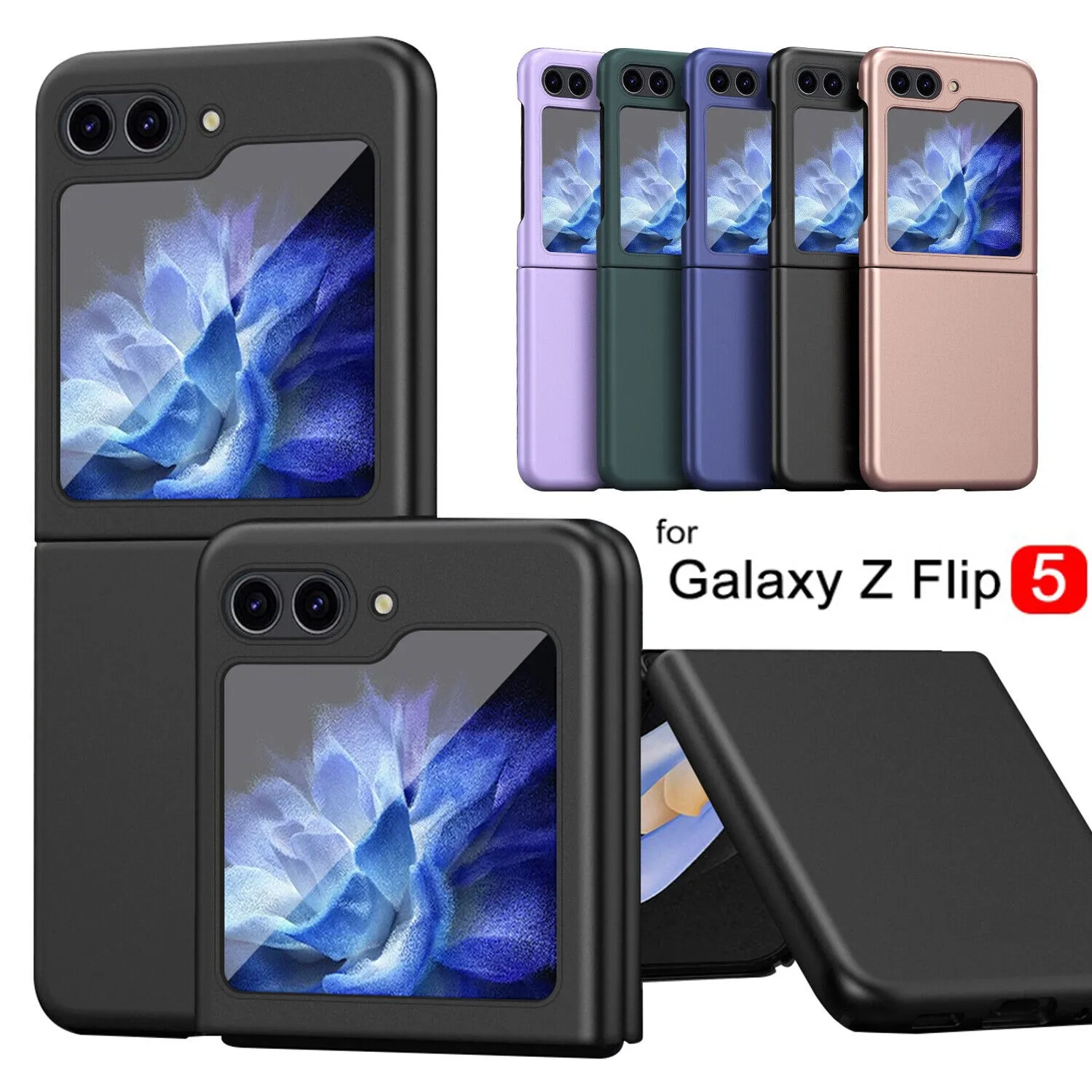 Z Flip 5 Custodia Per Pc Di Lusso Ultra Sottile Per Samsung Galaxy Z Flip 5 Flip5 5G Cover Posteriore Z Flip5 Custodie Per Telefoni Pieghevoli Capa An