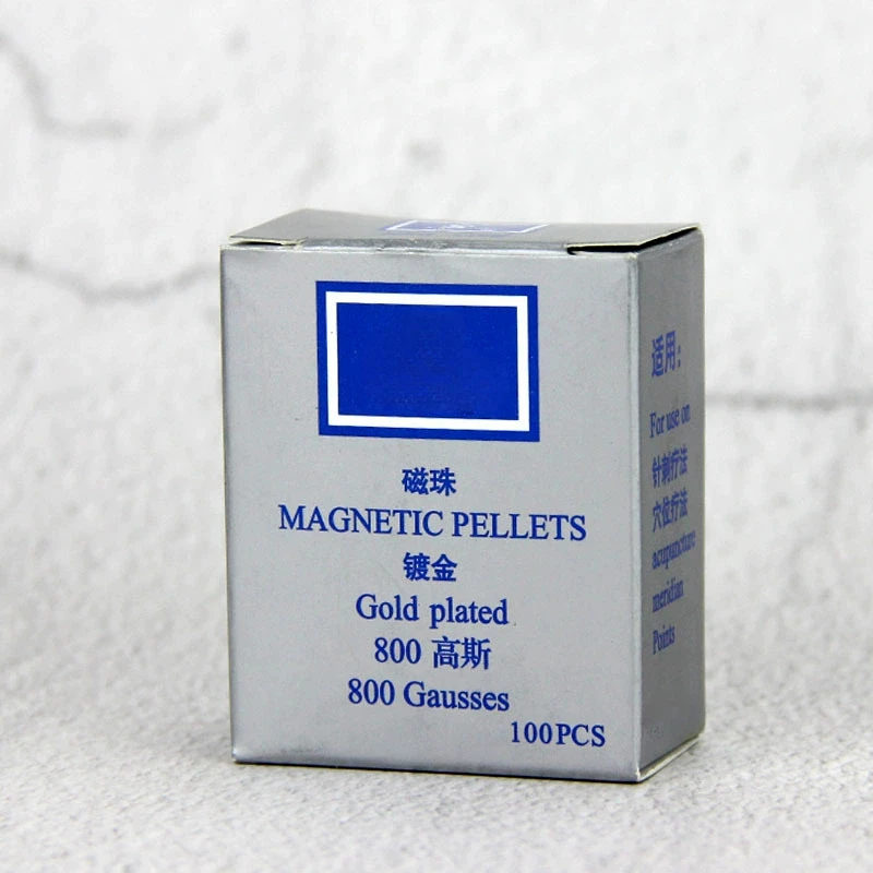 Magnetic Massage Patch 100Pcs 800 Gaussian Magnetic Therapy Patch Magnetic Pellets Magnets Beads Ear Bean Acupuncture Relax Massage Good Effect