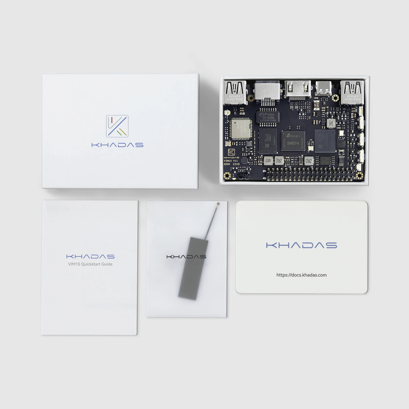 Khadas Vim1s Computador de Placa Única Amlogic S905y4 Suporta 2.4g 5g Wifi Bluetooth 5.0 Cartão 4k tf Sbc 2gb 16gb Multi Vídeo Dec - Imagem 6