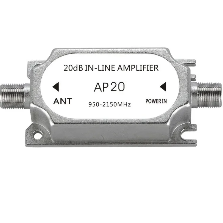 Ap20 20db אות טלוויזיה קו מגבר קו 950-2150mhz אות המאיץ אות אות הערוץ עבור כבל אנטנה