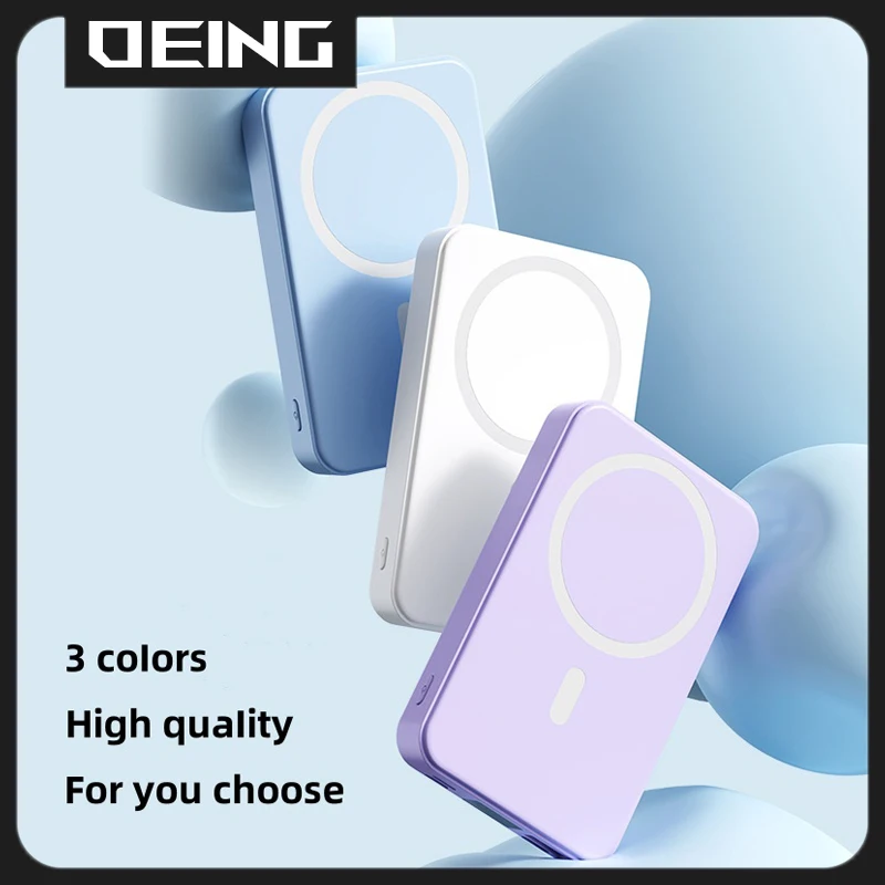 10000mAh Magnetic Power Bank With Foldable Stand For iPhone Samsung Xiaomi Portable Wireless Charger for Apple External Battery 6