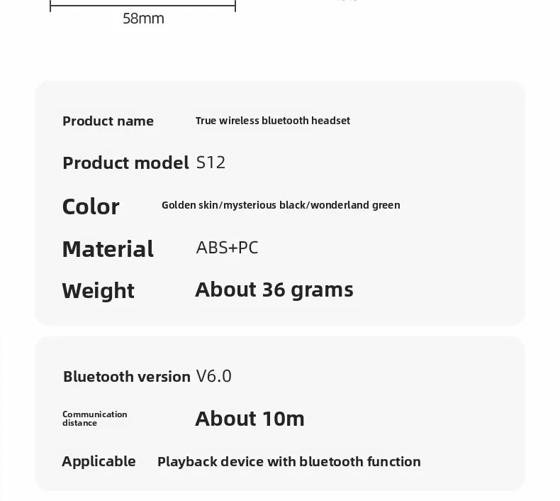Bluetooth Earphones Comfortable Long-Wearing Earbuds New 2025 Model Pain-Free De
