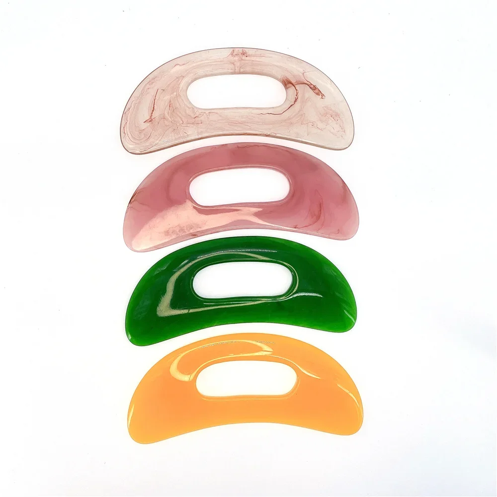 1Pc Guasha Board Resin Beeswax/Synthetic Resin Tool Scrpy aping Board Massage Tool Guasha Massage Scraper Thera