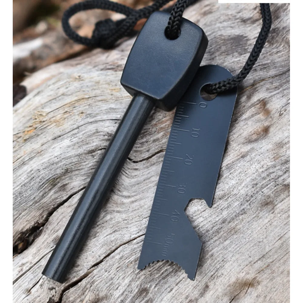 Striscia di magnesio, asta di magnesio per fuoco, campeggio all'aperto, selce, strumento di misurazione della sopravvivenza, apribottiglie, impermeabile_voghion.com