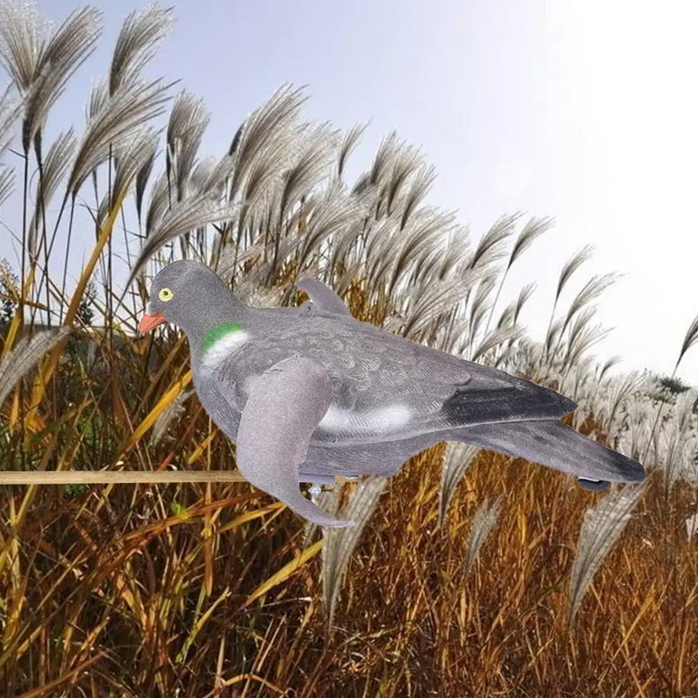 Description Picture 3 of itemHunting Doves Decoy Fake Bird Realistic Painted Flying Pigeon Wing Doves Garden Scarecrow Yard Decor Bait Outdoor Wind-driven
