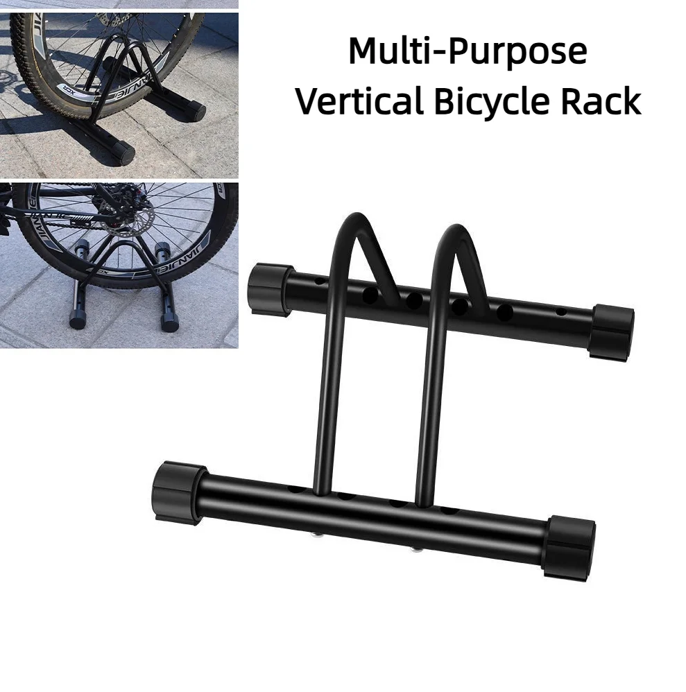 Adjustable Bicycle Parking Rack High Carbon Steel Bike Repair Stand Stable Bicycle KickStand For MTB Road Bike