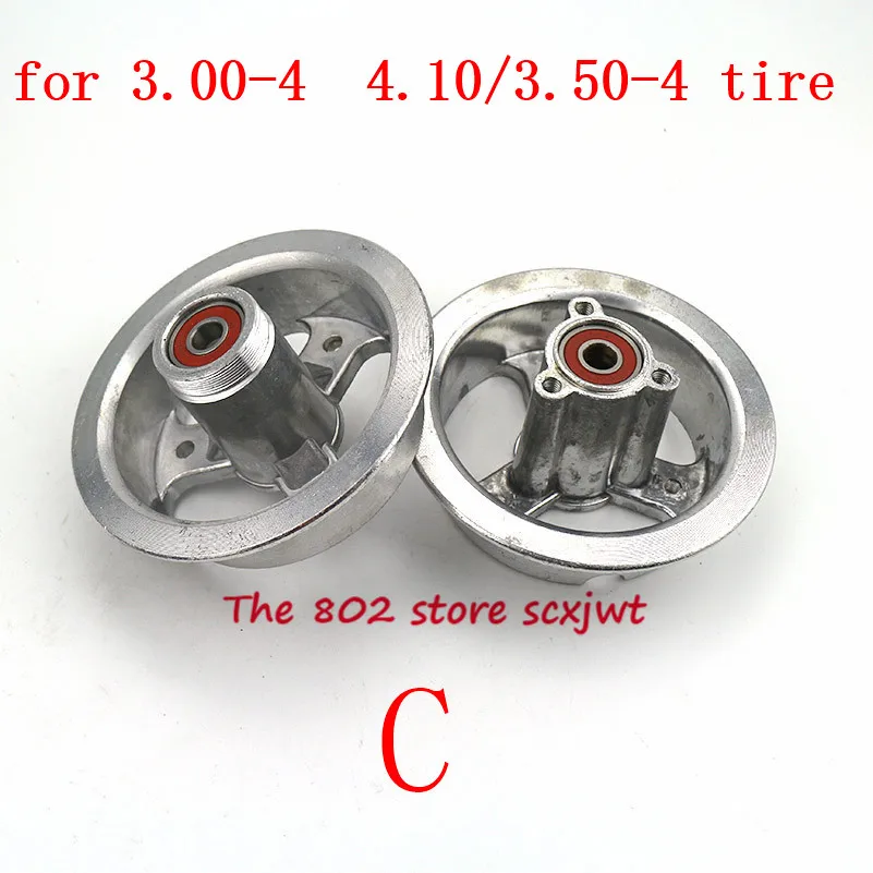 4 inch Wheel Rim 3.00-4 4.10/3.50-4 9x3.50-4 Sets Mobility Freewheel Scooter Electric Scooter Gas ATV tire motorcycle wheel rims
