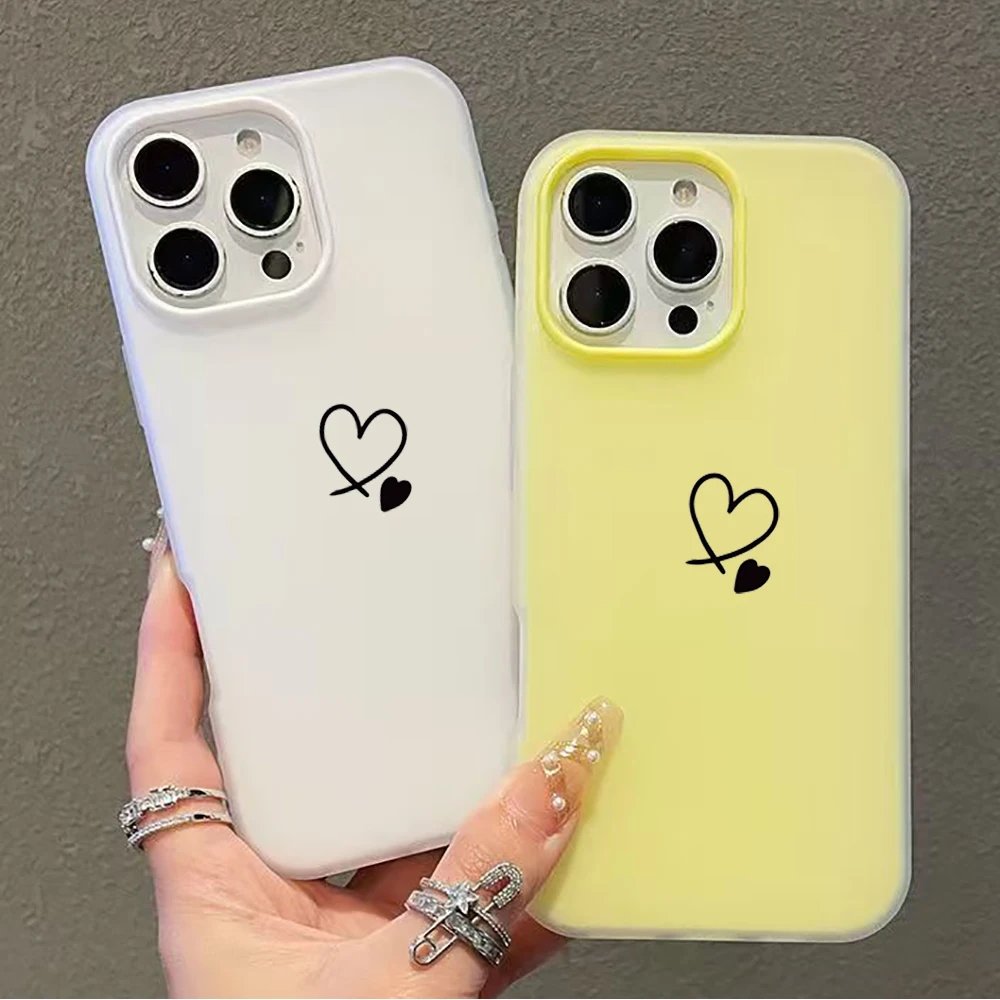 Adorable Heart Design Phone Case - Charming and Stylish Cover
