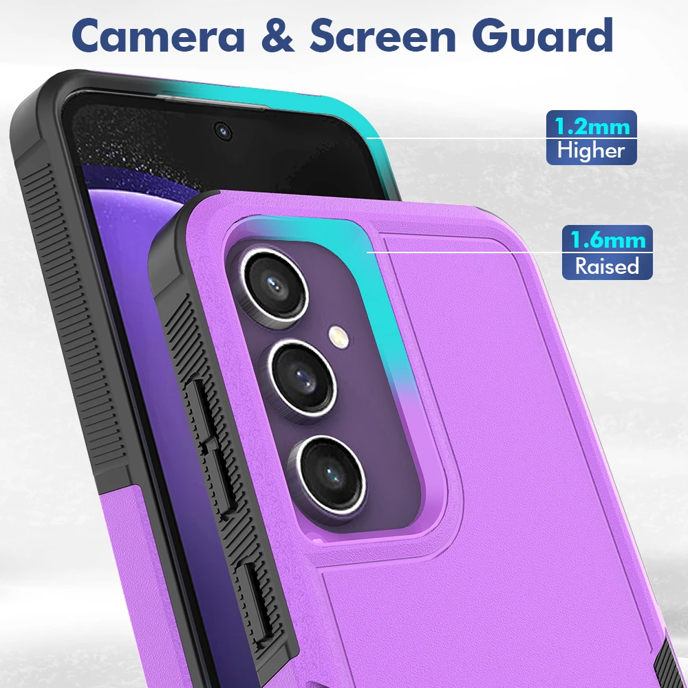 Shockproof Armor Case - Anti-Shock Hybrid Rugged Protective Cover