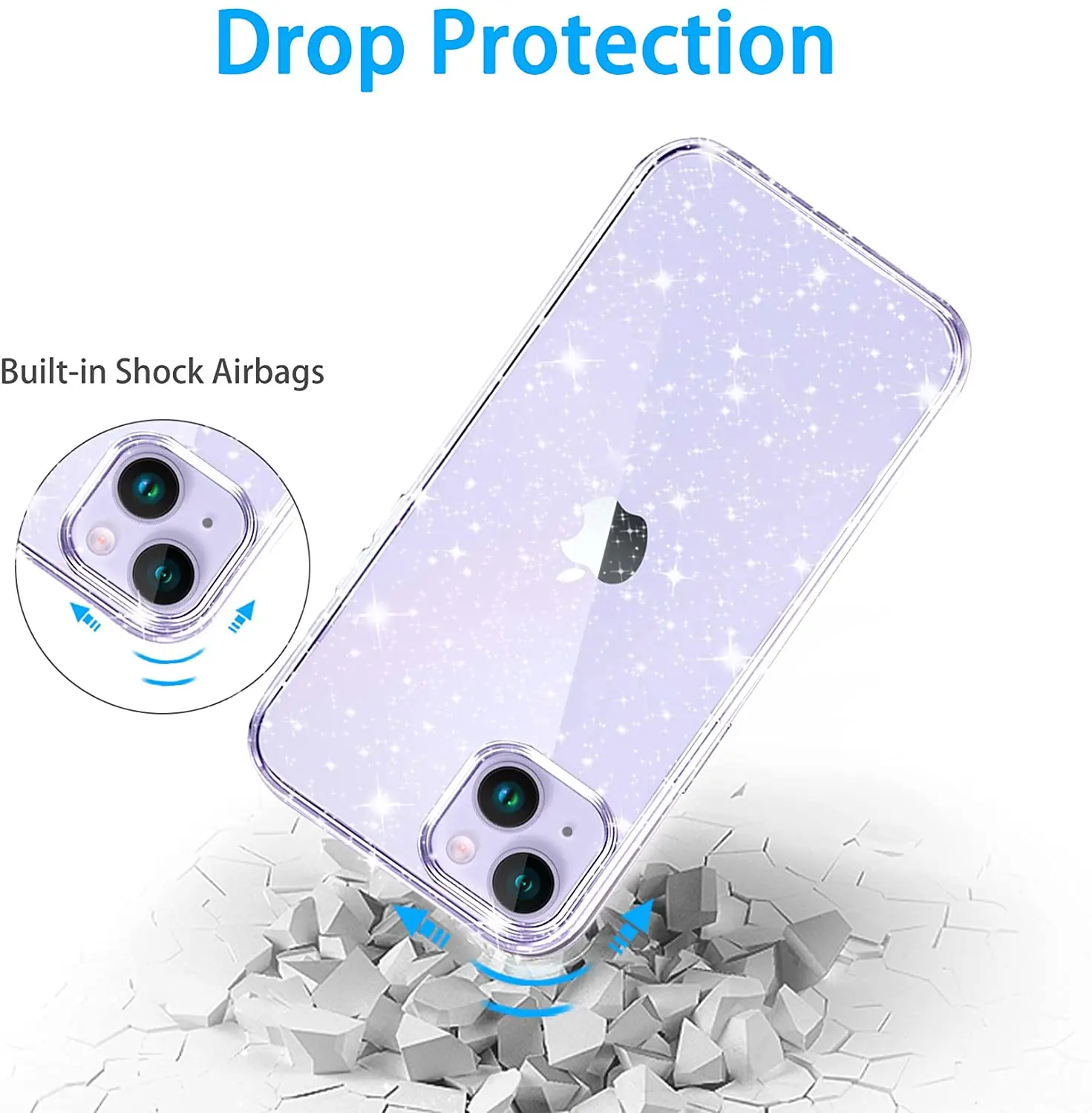 Glitter Sparkle Soft Phone Bumper Case
