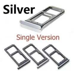Premium SIM and Card Tray Holder Replacement Adapter (Single - silver)