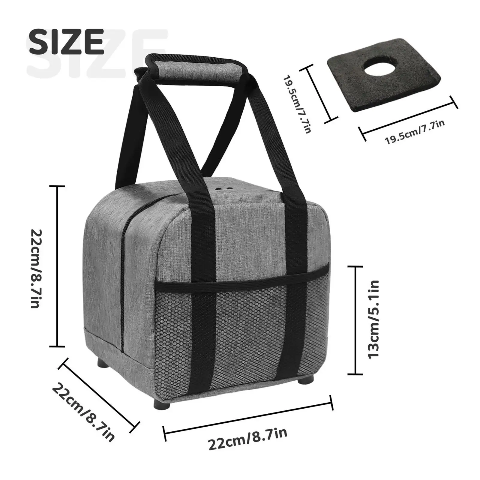 Bowling Ball Bag Single Bowling Tote Gym Accessories for Women Men