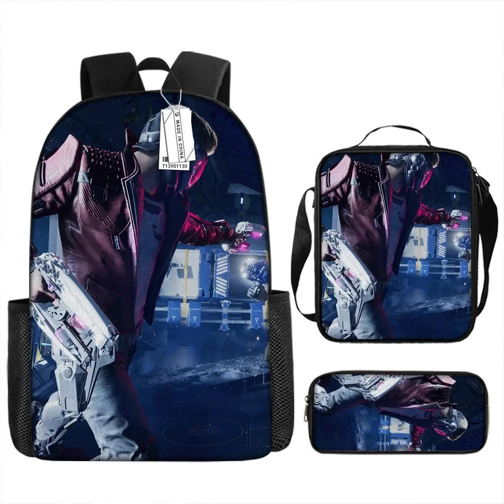 Style 4 + three-piece set (17-inch backpack + shoulder bag + pencil case)