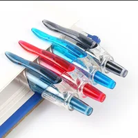 Retractable Gel Pen set 0.5mm Black Blue Red Ink Refill Ballpoint Pens School Office Supplies Business Signature Stationary 5