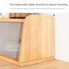 Multifunctional Wooden Dining Cabinet Water Cup Dust-proof Storage Cabinet Kitchen Bowl Counter Surface Storage Rack 6