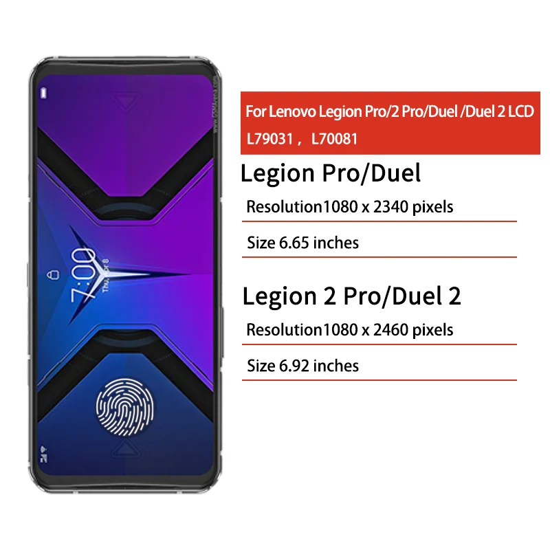 شاشة اصلية لهاتف لينوفو تيلو جيمز Original screen...