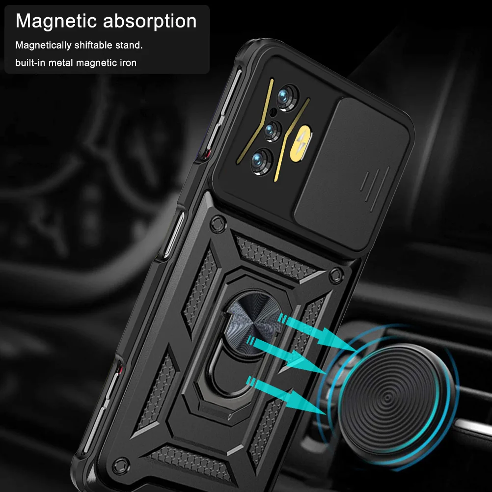 Shockproof Armor Car Holder Phone Case Cover