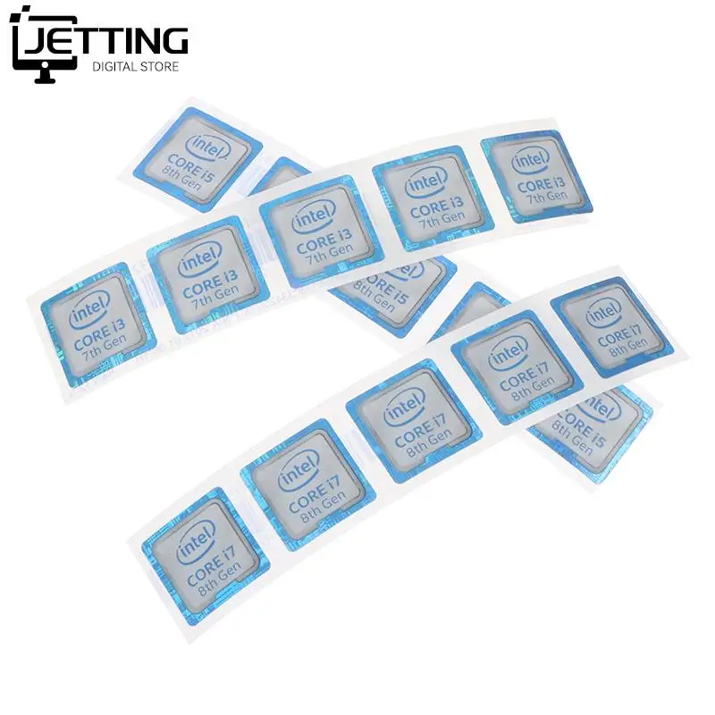 1pc/5pcs 8th Generation I3 I5 I7 Celeron Intel CPU Xeon Pentium Processor Laptop Logo Stickers |