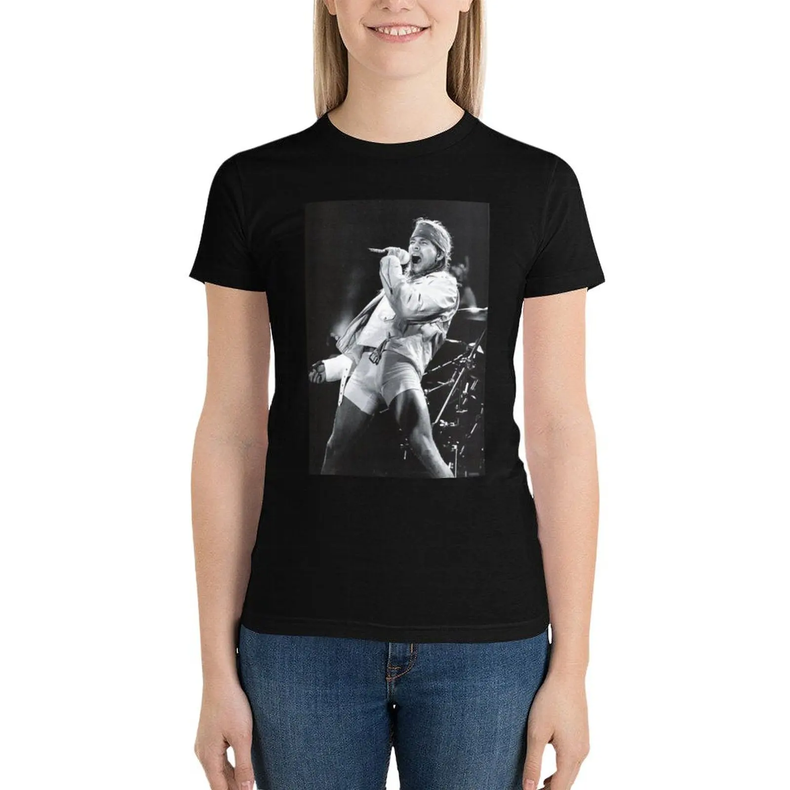 

Axl R. 3 T-Shirt Blouse tees white t-shirt dress for Women sexy