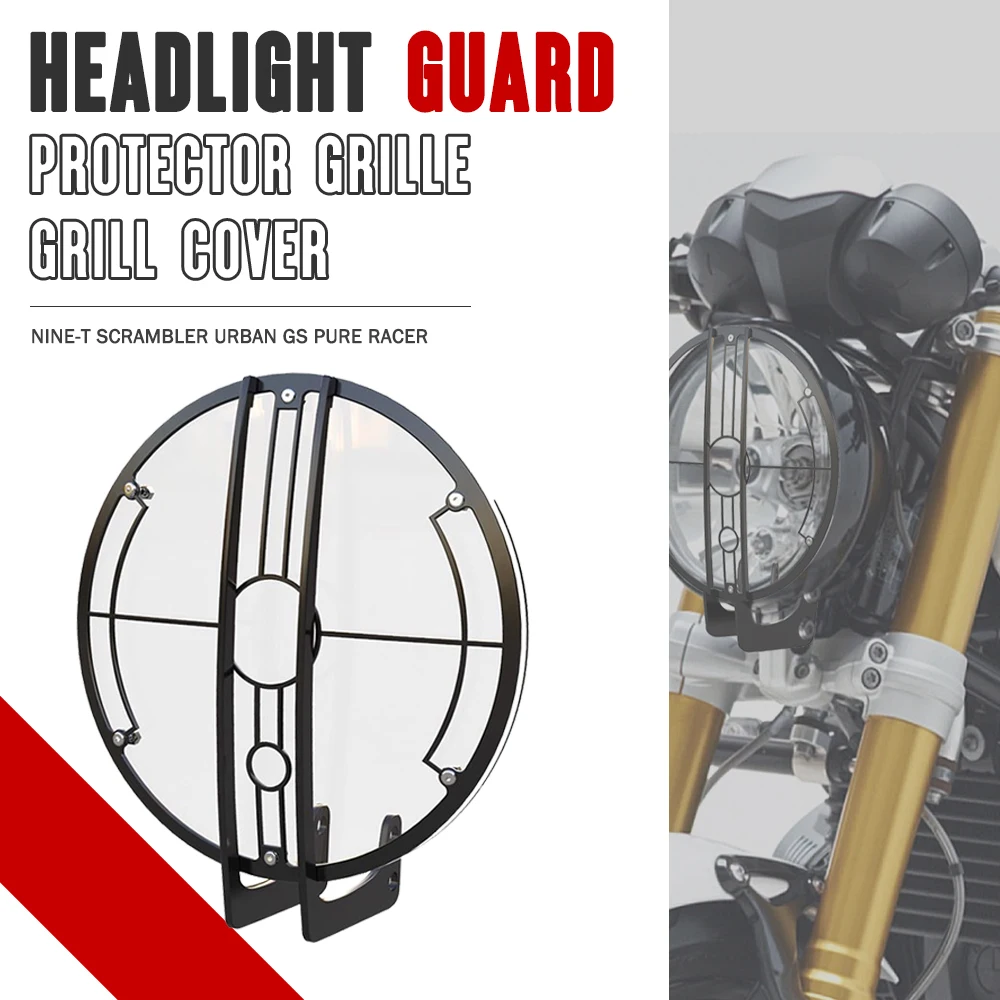

Headlight Protector Guard Cover Protection Grille R NineT For BMW R Nine T RNineT R1200 NINE-T Scrambler Urban GS Pure RACER
