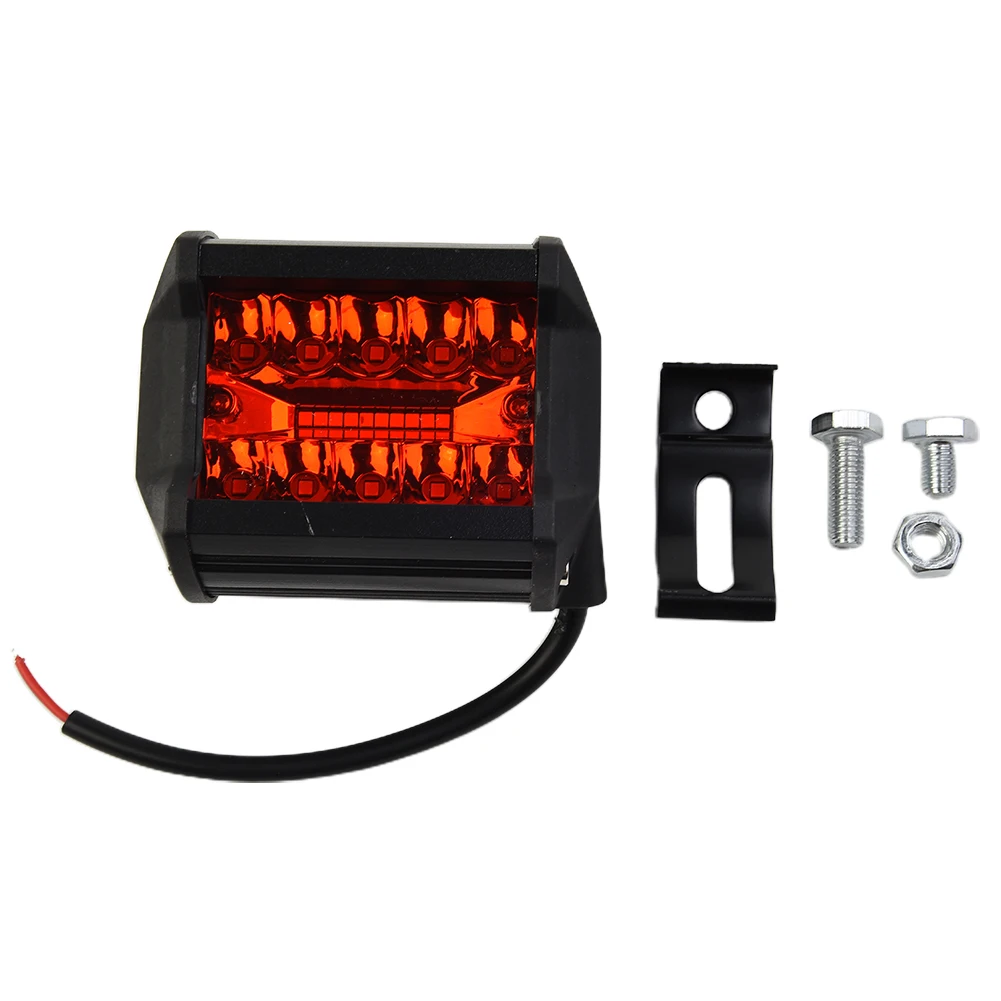 

Working Light Work Light Dust Proof For SUV ATV Offroad Vehicles Trucks Boats Farming 1pc 60W Aluminium Alloy Car Red Light