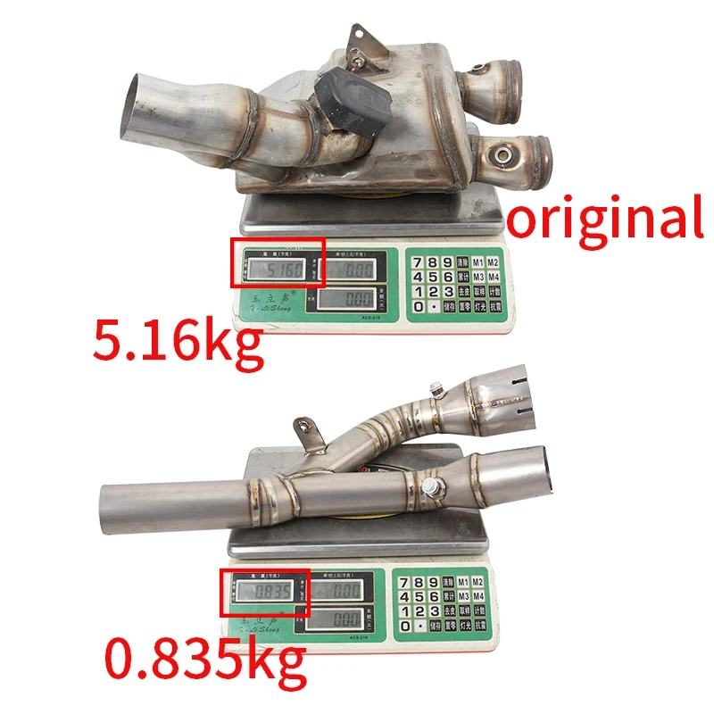 For BMW S1000RR 2019 2020 2021 2022 Motorcycle Exhaust Escape Moto System Modify Middle Link Pipe Slip On Stock Original Muffler - Image 5