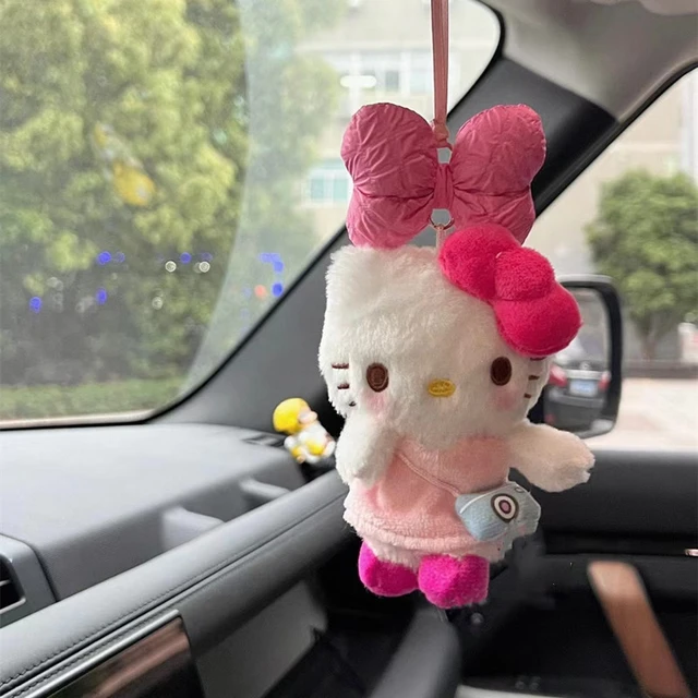  Car Mirror Hanging Accessories,Pink Kitty Cat Cute Car