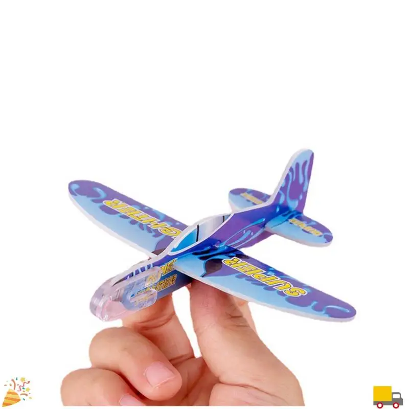 Hand Throw Flying Glider Planes Foam Airplane Game Toys For Kid Birthday Party Favors Baby Shower Pinata Fillers Easy Install
