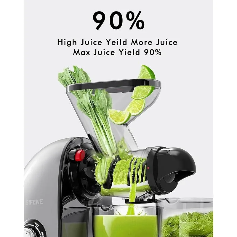 SiFENE Slow Masticating Cold Press Juicer Machine