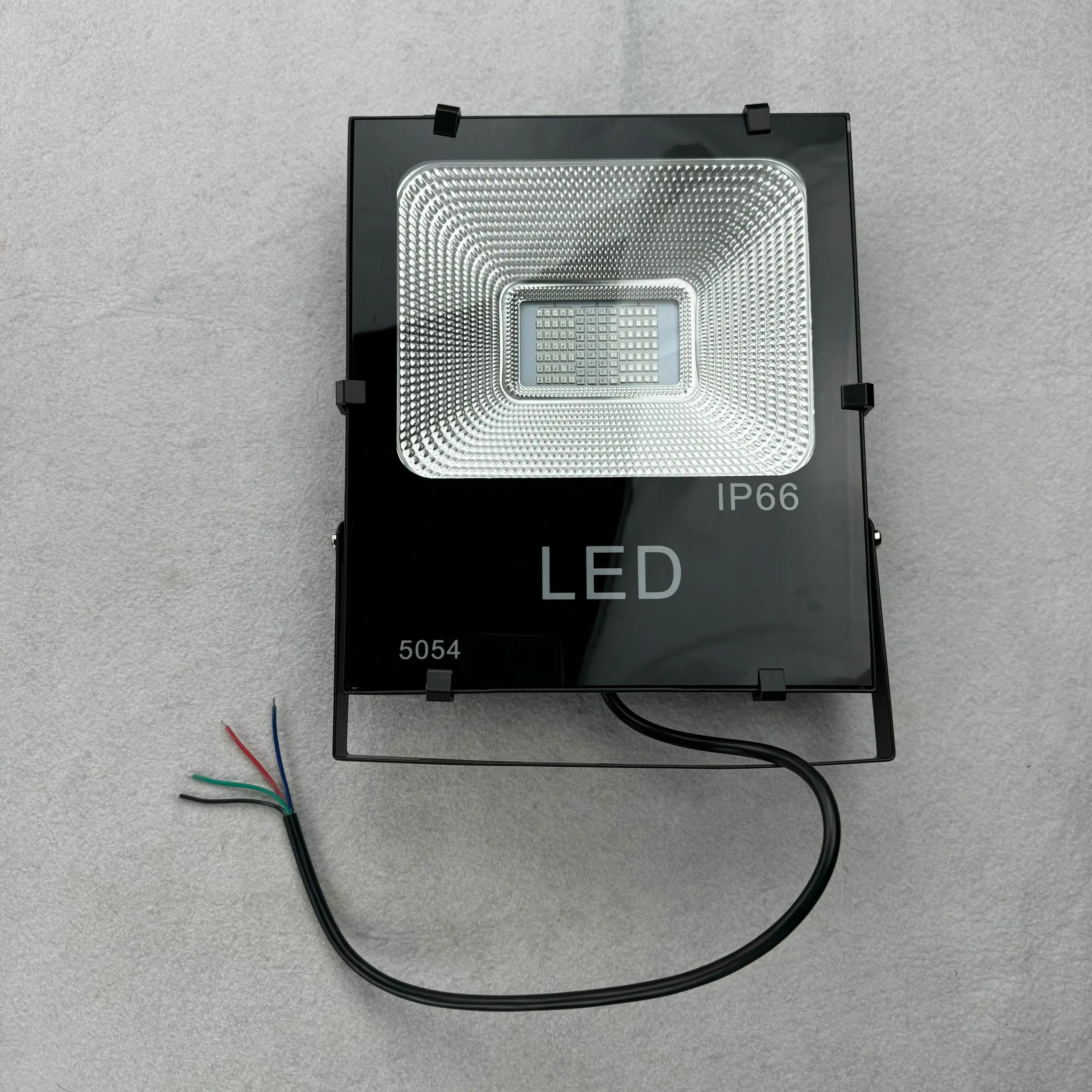 50W RGB LED 투광등; DC24V 입력; 내장형 4선 PWM 드라이버 포함