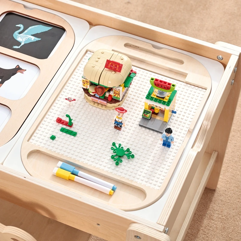 Montessori-Tischbrett-Spielzeug „The Baby's Sensory Activity“ löst sich bei verschiedenen taktilen Sensations, wenn man mit kleinen Händen berührt – Detail 18