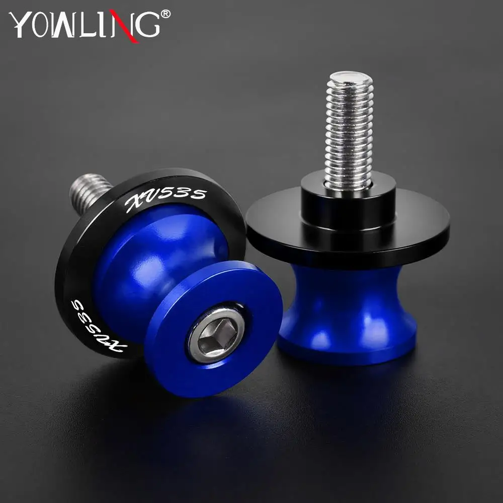 

For YAMAHA XV535 XV 535 1987 1988 1989 1990 1991 1992 1993 1999 2000 Accessories CNC Swingarm Spools Slider Rear Stand Screws