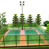 4 PCS HO Scale Model Lighting Tower,Tower Lights Model Lights Layout Lamppost For Train/Garden/Playground/Stadium 6