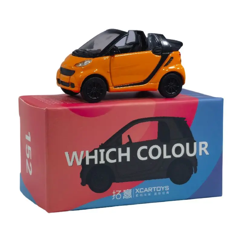 1/64 Smart Fortwo Alloy Classic Car Model Diecasts Metal Mini Car
