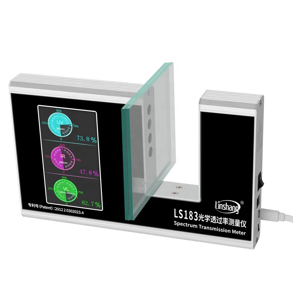 

Linshang LS183 Spectrum Transmission Meter for UV IR Transmission Test Film Glass