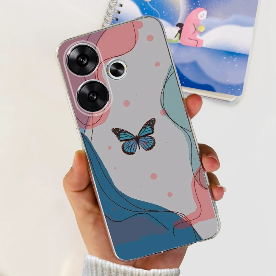 Cute Painted Soft Silicone Phone Case Cover