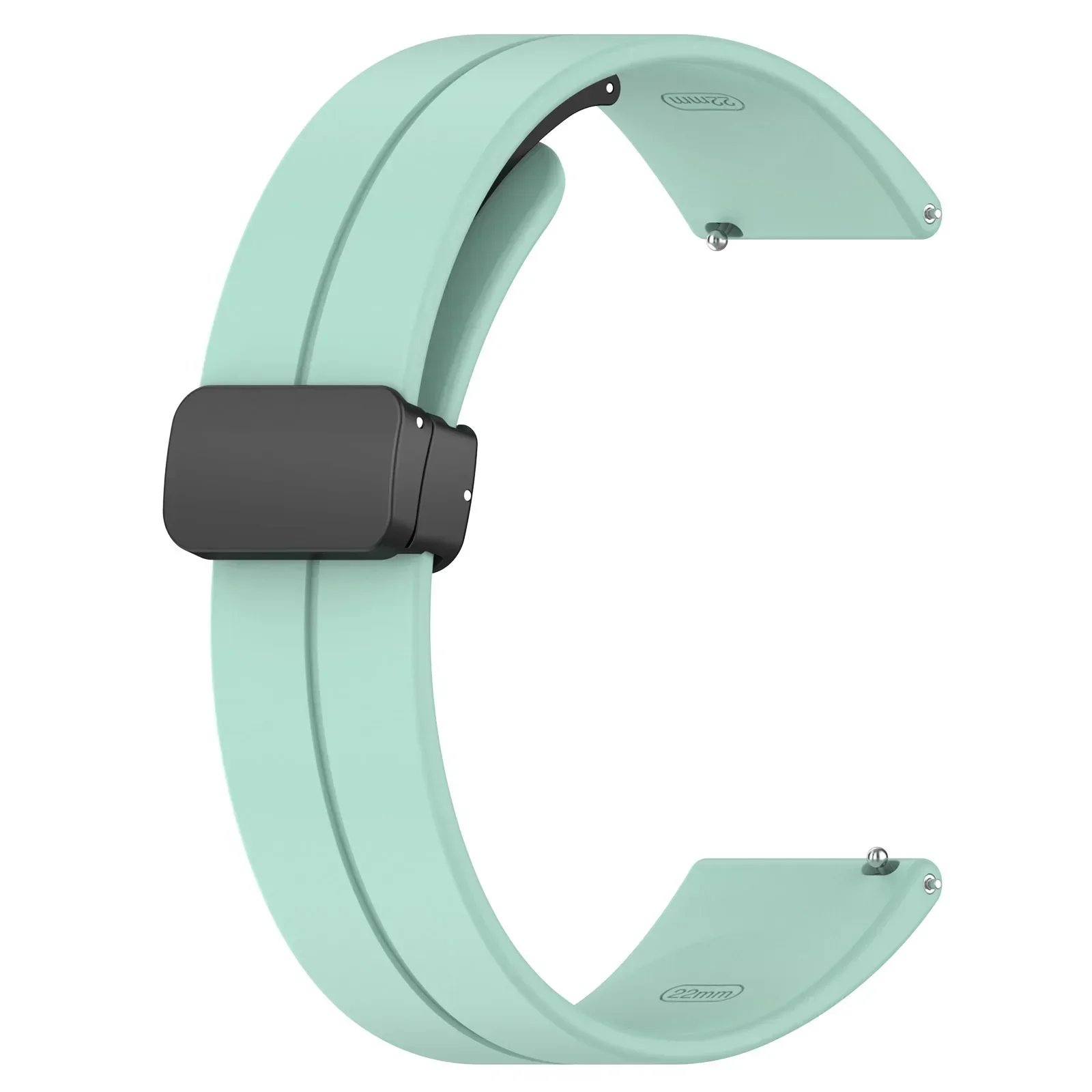Magnetic Silicone Watch Strap, 20mm/22mm - Universal Fit
