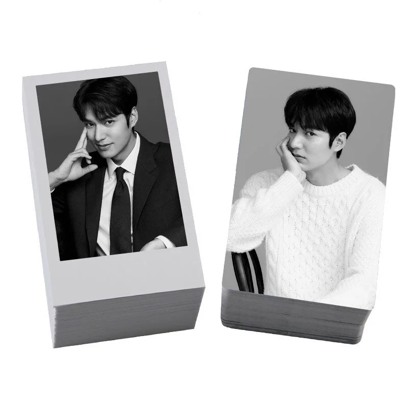 Lee Minho Magazine Cover HD Poster Lomo Cards Li Minhao Lifestyle Photo Pictures Pai Li De Meal Bus Card Decor Sticker 100PC