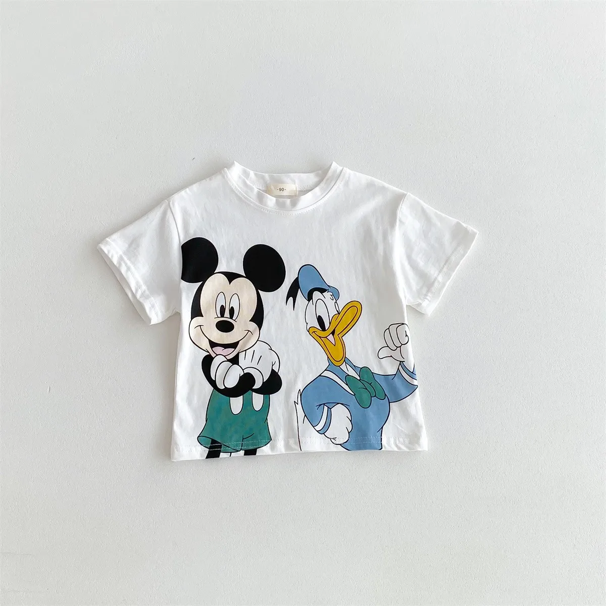 Baby Boys And Girls Short Sleeve T-shirt Mickey Mouse Children's Clothes Printed Cartoon Fashion Boutique Kids Tshirts Tops 5