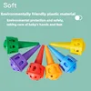 6PCS Fun Ball and Cup Toy Set for Children Outdoor Throw and Catch Ball Game Toy Softball  for Beginner Kids Motor Skills Toy 2