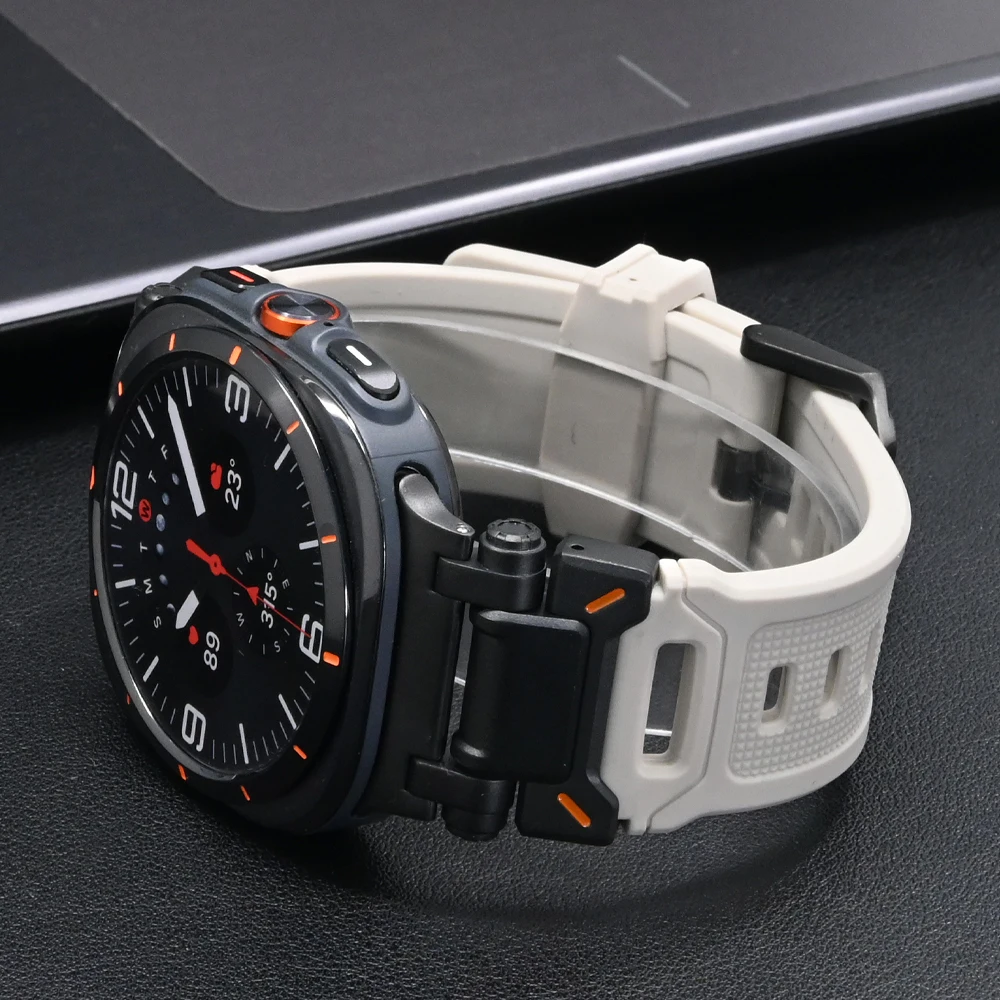 Premium Sports TPU Rubber Strap - Soft Silicone Band with Seamless Design