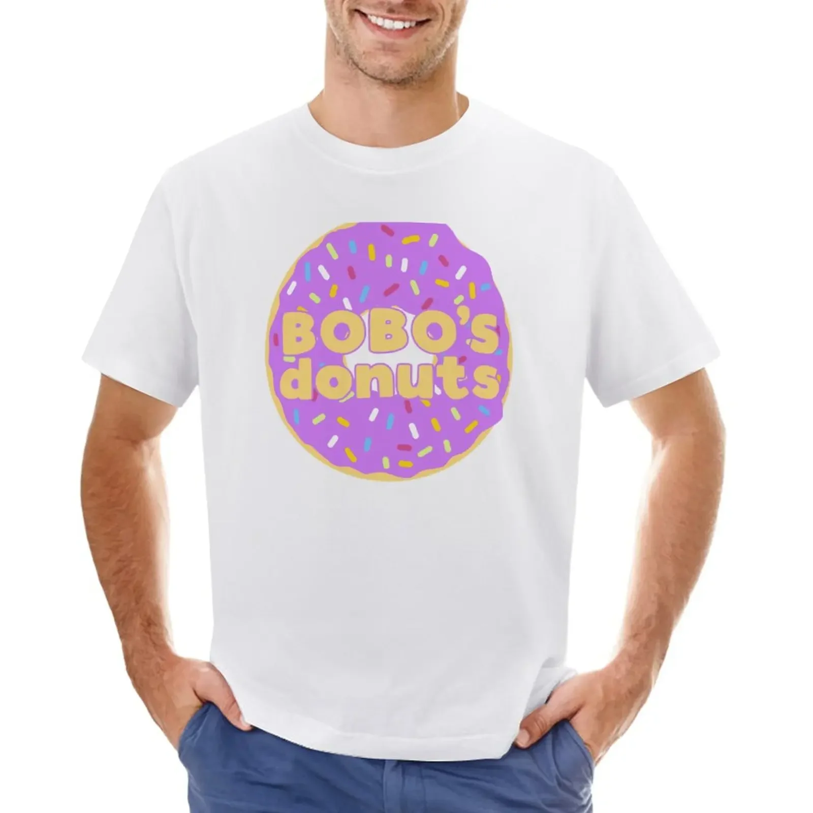 

Bobo’s Donuts T-Shirt summer top shirts graphic tees funnys clothes for men
